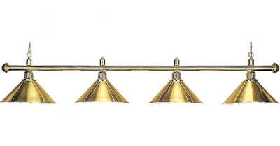Lamp "Elegance", 4-bells, brass, Ø 35cm