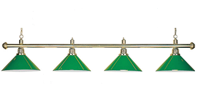 Lamp "Evergreen", 4-bells, green, Ø 35cm