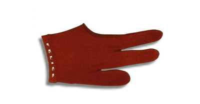 Billiard Glove dark red