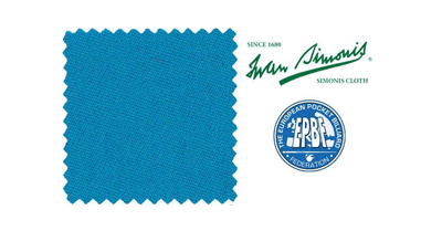 Pool Cloth "Iwan Simonis 860" electric blue, 165cm wide (Content 0,1 m; Base price 68,50 € / m)