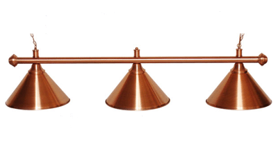 Lamp "Elegance", 3-bells, bronze, Ø 35cm