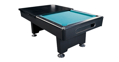 Table Cover "Eliminator" and "Triuph", 7', black lacquered, 43kg