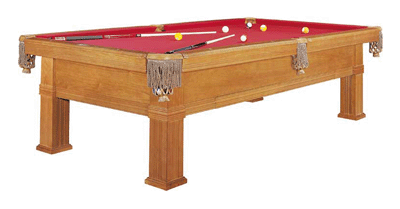 Billiard Table "Bern", 9´, dark oak, Pool