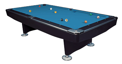 Billardtisch Dynamic II, 7-fuß, schwarz glänzend, Pool
