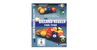 DVD "Pool Billard Regeln 8-Ball/10-Ball", deutsch, 110min.