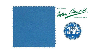 Pooltuch "Iwan Simonis 760" tournament blau, 165cm breit (Inhalt 0,1 m; Grundpreis 65,50 € / m)