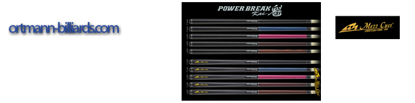 Mezz Power Break Cue Kai - black / tulip / XPG-Grip, PBKG-T