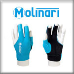 Molinari Handschuh, cyan, für die linke Hand