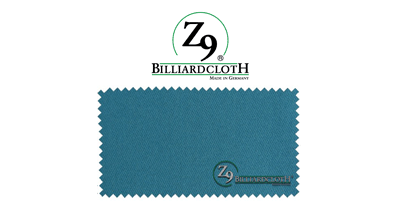 Z9 Pool Billard Tuch "Powder Blue", 165cm breit (Inhalt 0,1 m; Grundpreis 68,00 € / m)