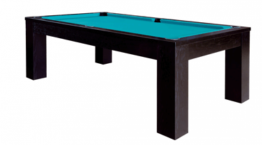 Billiard Table Trento, solid oak, 7-ft, colour: black