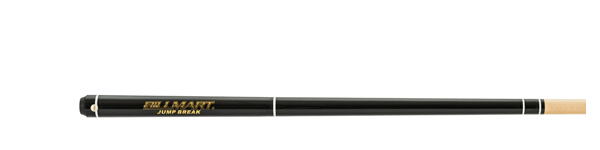 Kunststoff-Pommeranze und 5/16x14-Gewinden mit lackiertem Griffbereich Schwarz BK BBJ-001 Break/Jump-Queue für Poolbillard 