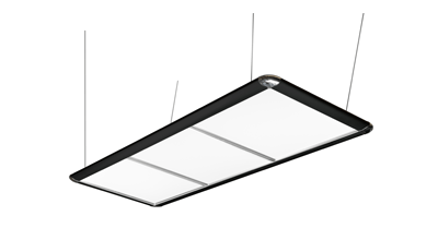 Billardlampe, LED Flat, schwarz, 195 x 70 x 6,5 cm
