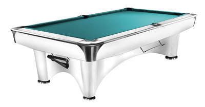Billardtisch, Pool, Dynamic III, 8-fuß, glänzend-weiß