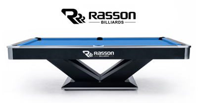 Billiard Table, Pool, Rasson Victory II Plus, 8-ft, Black