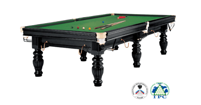 Billardtisch, Snooker, Dynamic Prince II, Steelblock, schwarz, 10 ft. (Fuß)