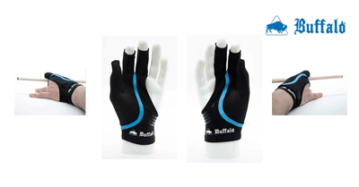 Handschuh Buffalo, schwarz-blau, Größe L, für beide Hände