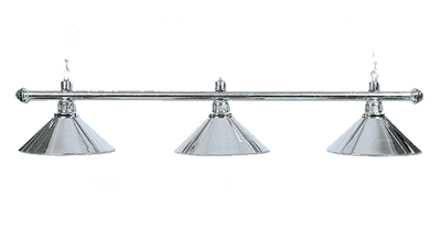 Lamp "Elegance", 3-bells, silver, Ø 35cm