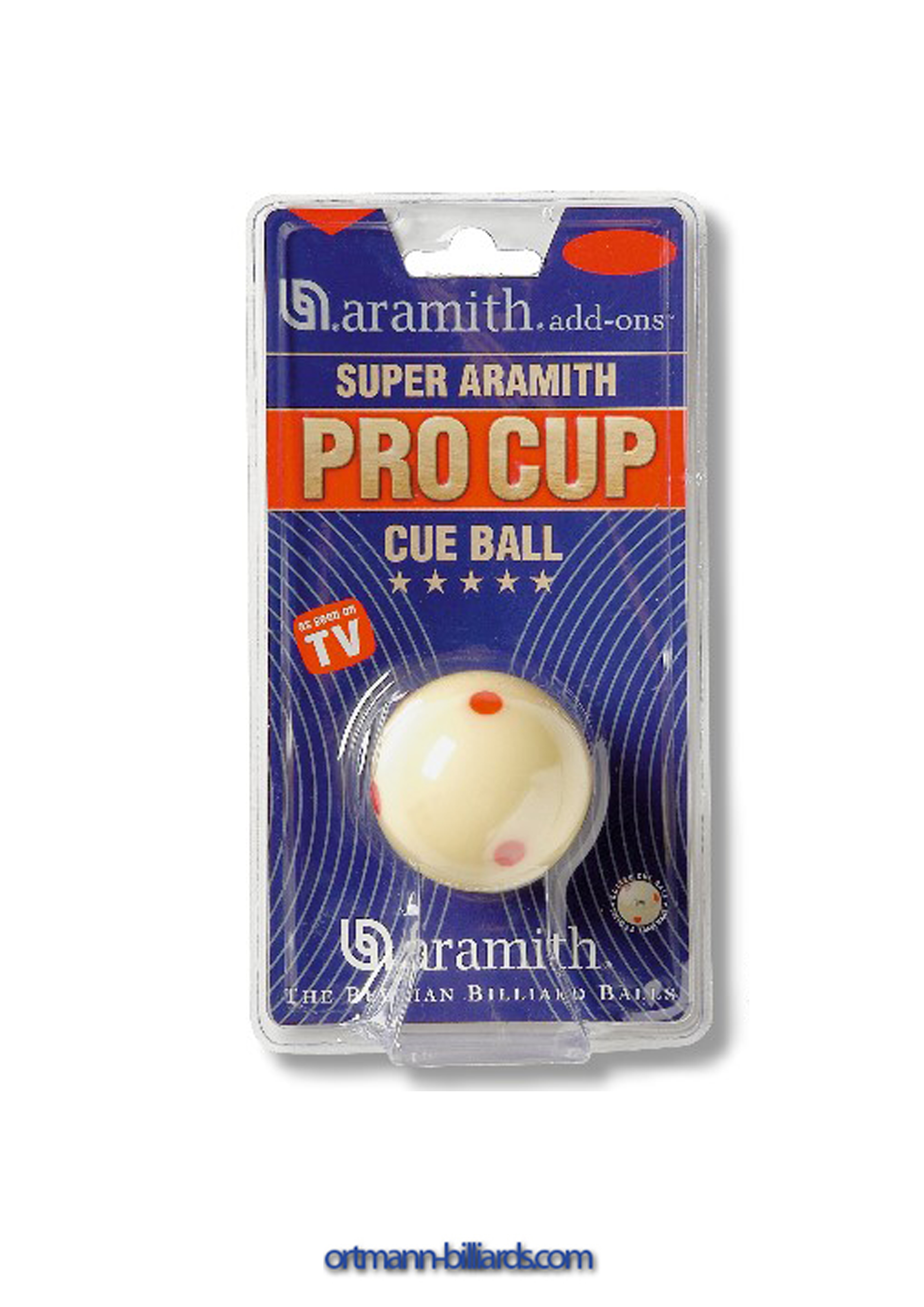 Cue Ball - Super Aramith Pro TV Cup - 57,2mm