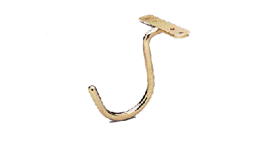 "Line" - Brass Butt Hook